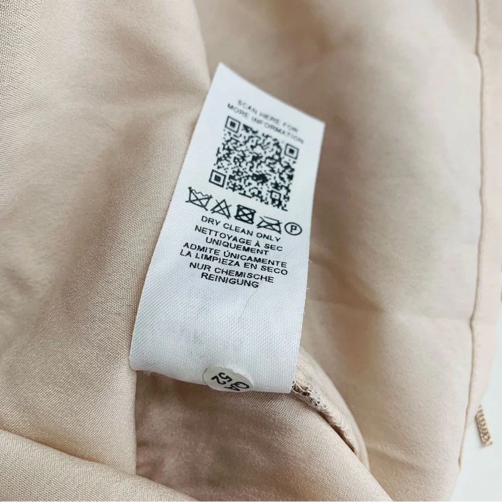 ASOS DESIGN Layered Fringe Tassel Mini Dress Chain Strap Showgirl Vibes Size 12 - Picture 14 of 15